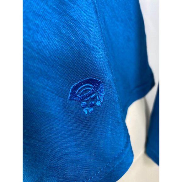 Mountain Hard Wear turquoise long sleeve tee workout hiking adventure medium - Picture 5 of 6